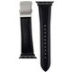 RWM522AU [Apple Watch 対応ベルト 38/40/41mm用 スコッチガードレザー（牛革）ベルト ブラック バックルタイプ]