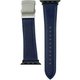 RWM522DU [Apple Watch 対応ベルト 38/40/41mm用 スコッチガードレザー（牛革）ベルト ネイビー バックルタイプ]