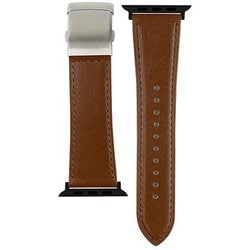 RWM522CW [Apple Watch 対応ベルト 42/44/45mm用 スコッチガードレザー（牛革）ベルト ブラウン バックルタイプ]