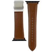 RWM522CW [Apple Watch 対応ベルト 42/44/45mm用 スコッチガードレザー（牛革）ベルト ブラウン バックルタイプ]