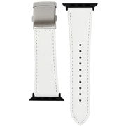 RWM522WW [Apple Watch 対応ベルト 42/44/45mm用 スコッチガードレザー（牛革）ベルト ホワイト バックルタイプ]