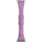 RWM024VU [Apple Watch 対応ベルト 38/40/41mm用 フラワーカラー スコッチガードレザー（牛革）ベルト パープル]