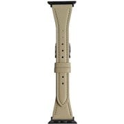 RWM524GU [Apple Watch 対応ベルト 38/40/41mm用 フラワーカラー スコッチガードレザー（牛革）ベルト ベージュ]