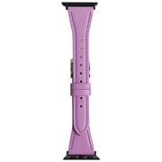 RWM524VU [Apple Watch 対応ベルト 38/40/41mm用 フラワーカラー スコッチガードレザー（牛革）ベルト パープル]
