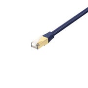 ツメの折れないLANケーブル カテゴリー8対応 ストレートタイプ ヨリ線 2m ブルー BSLS8NU20BL