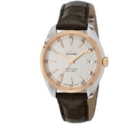 オメガ Seamaster Aqua Terra 150M マスター コーアクシャル クロノメーター メンズ レザーベルト 並行輸入品 5年保証 231.23.42.21.02.001