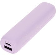 モバイルバッテリー USB Type-A出力 スティック型 3200mAh パープル OWL-LPB3351-PU