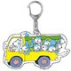 NK-6749 11ぴきのねこ アクリルキーホルダー くるま [キャラクターグッズ]