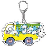NK-6749 11ぴきのねこ アクリルキーホルダー くるま [キャラクターグッズ]