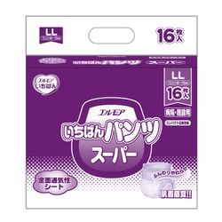 エルモアいちばんパンツ スーパー LL 16枚 病院・施設用 [大人用紙おむつ パンツタイプ 病院・施設用]