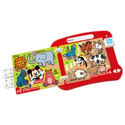 対象年齢：1歳6ヶ月～ ディズニー マジカルプレイタイム どうぶつオノマトペ英語絵本 ミッキー&フレンズ