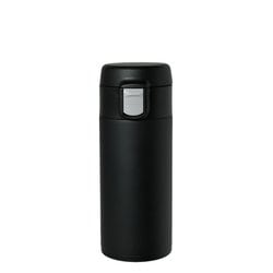 軽量 ワンタッチボトル 350ml ブラック K-10591BK