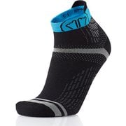 ラン フィール RUN FEEL 321415502 ブラック/ターコイズ Sサイズ(23.5-24.5cm) [ランニングウェア ソックス]