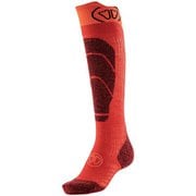 スキーメリノジュニア SKI MERINO JUNIOR 324552104 RED 35/36サイズ(22.5-24.5cm) [スキーソックス ジュニア]