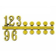 誠時 クラフトクロック 文字符 ドット アラビア数字 文字縦15mm トッド直径6mm BF-212