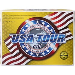 USA TOUR αII 12P YELLOW [ゴルフボール 1ダース 12球入り]
