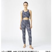 スローカシュクールグラフィックミディアムトップ Slow Cachecoeur GP Medium Top SFW72236 N Lサイズ [フィットネス ヨガ カップ付きシャツ]