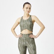スローカシュクールグラフィックミディアムトップ Slow Cachecoeur GP Medium Top SFW72236 SG Lサイズ [フィットネス ヨガ カップ付きシャツ]