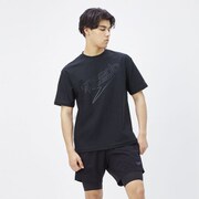 ソフトアクロスショートスリーブティー Soft Across S/S Tee SF72272 ブラック(K) Lサイズ [フィットネス シャツ メンズ]