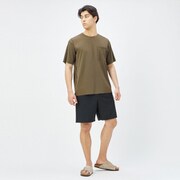 リラックスウールミックスショーツ Relax Wool Mix Shorts SA82281 ブラック(K) Mサイズ [フィットネス ショートパンツ メンズ]