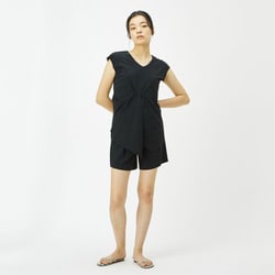 リファインドフレンチスリーブセパレーツ レディース 水着 ブラック（K） Mサイズ SFW22281