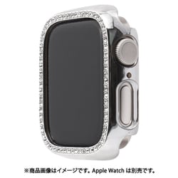 WP23110AWSV [Apple watch 41mm 用 ラインストーンケース SV]
