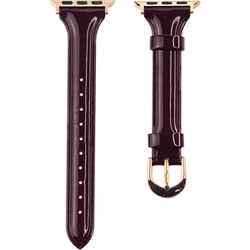 WP23098AWBR [Apple watch 41/40/38mm 用 エナメルバンド ガーネット]