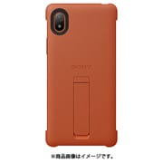 XQZ-CBCS/DJPCX [Xperia Ace III Style Cover with Stand Brick Orange]
