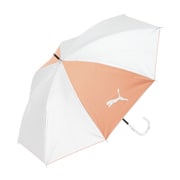 長傘 婦人用 晴雨兼用 プーマ 50cm 手開き式 8本骨 UV加工 ピーチ PAP48ST50