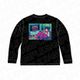 コナミ ↑↑↓↓←→←→BA 35th ロングTシャツ Mサイズ イー・アル・カンフー / 黒 [キャラクターグッズ]