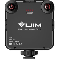 VIJIM VL81 ポケットサイズ 3000mAhリチウム電池 LEDビデオスタジオライト 2134