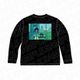 コナミ ↑↑↓↓←→←→BA 35th ロングTシャツ XLサイズ がんばれゴエモン / 黒 [キャラクターグッズ]