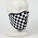NEO FACEMASK RFM05 CHECKER WHITE バイク/自転車 厚手 防寒 防風フェイスカバー/マスク フリーサイズ RFM05