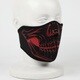 NEO FACEMASK RFM03 X/SKULL RED バイク/自転車 厚手 防寒 防風フェイスカバー/マスク フリーサイズ RFM03