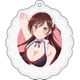 彼女、お借りします 描き下ろし アクリルキーホルダー 水着メイド Ver. 01. 水原千鶴 [キャラクターグッズ]