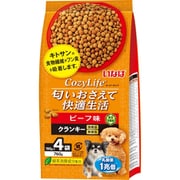 Cozy Life クランキー ビーフ味 [犬用 ドライフード 190g×4袋 緑茶消臭成分配合 総合栄養食]