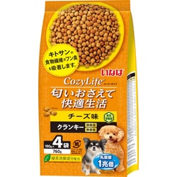 Cozy Life クランキー チーズ味 [犬用 ドライフード 190g×4袋 緑茶消臭成分配合 総合栄養食]