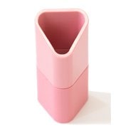 プリスベイス ハブラシスタンド 歯間ブラシ用ポケット付き マグネット ピンク