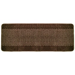 キッチンマット すべり止め 優踏生 洗いやすい 縦45cm×横120cm ブラウン
