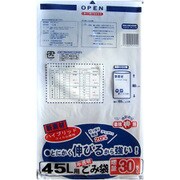 ハイブリッド ごみ袋 45L 半透明 30枚