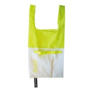 S04-2592 [エコバッグ 折りたたみ 2way メッシュ マチ広 ZUTTO Eco Bag ズット ホワイト×イエロー]