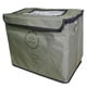 I04-4058 [宅配ボックス 幅40×奥行25×高さ35cm 折りたたみ 撥水加工 鍵付き 宅配BOX カーキ]
