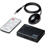 HDMI 切替器 タイプA×3入力 1出力 4K 60Hz HDMI2.0b ミラーリング リモコン付き ブラック DH-SW4KA31BK