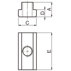 ヨドバシ.com - エスコ ESCO EA637FR-22 [M20/呼22 ロングTスロット