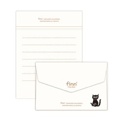 フィンダッシュ ミニメッセージ くろねこペルヘ FINN-7232-00