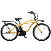 ビーチクルーザータイプ 電動アシスト自転車 BP02 26型 タンカーイエロー BE-ELZC634Y2