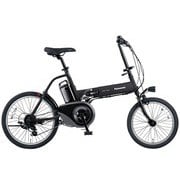 折りたたみ電動アシスト自転車 オフタイム 前18インチ/後20インチ 8.0Ah 外装7段変速 マットジェットブラック BE-ELW075B2
