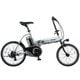 折りたたみ電動アシスト自転車 オフタイム 前18インチ/後20インチ 8.0Ah 外装7段変速 スパークルメタリックシルバー BE-ELW075S