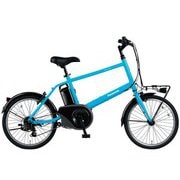 電動スポーツバイク ベロスター・ミニ 20インチ 8.0Ah 外装7段変速 フラットアクアブルー BE-ELVS074V