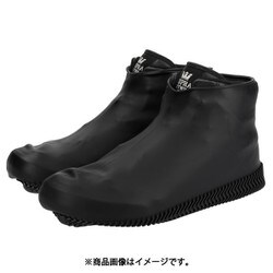 DEF-SC1-BLACK [Waterproof Shoe Cover バイク/自転車/キャンプ用 防水シリコン シューズカバー Mサイズ （22.5cm～25.54cm） 黒]